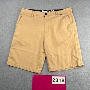 Hurley Shorts Mens 36 Beige Beach Casual mens Slash Pockets
